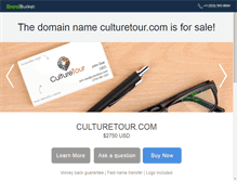 Tablet Screenshot of culturetour.com